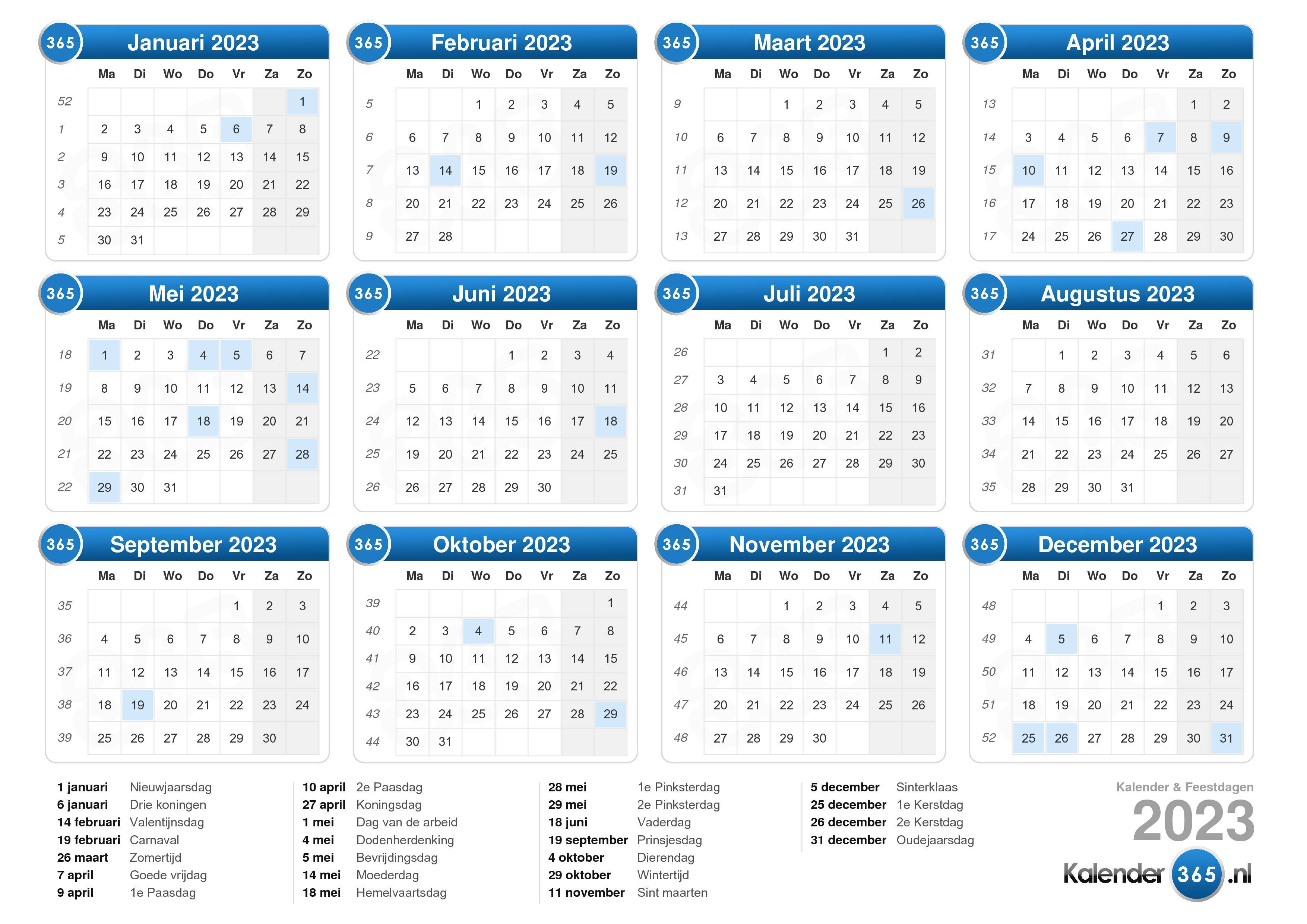 Welke Week Is Het Nu 2023