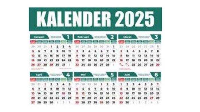 Kalender 2025 Lengkap dengan Tanggal Merah, Lebaran 2025 Tanggal Berapa - Vrijdag 21 Juni 2025