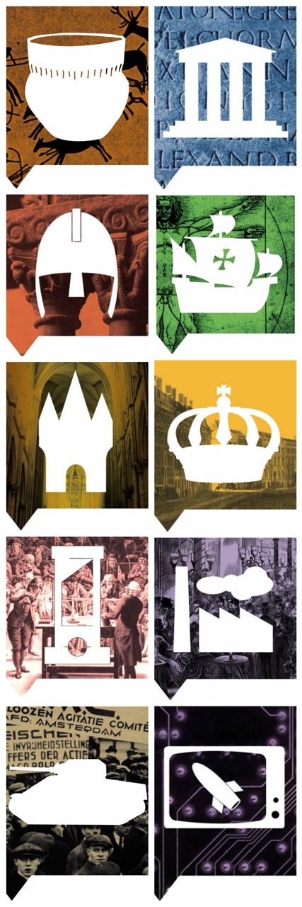 Kenmerkende aspecten van 10 tijdvakken: thinglink, geschiedenis, vwo - Kenmerkende Aspecten Oefenen 5 Tm 10