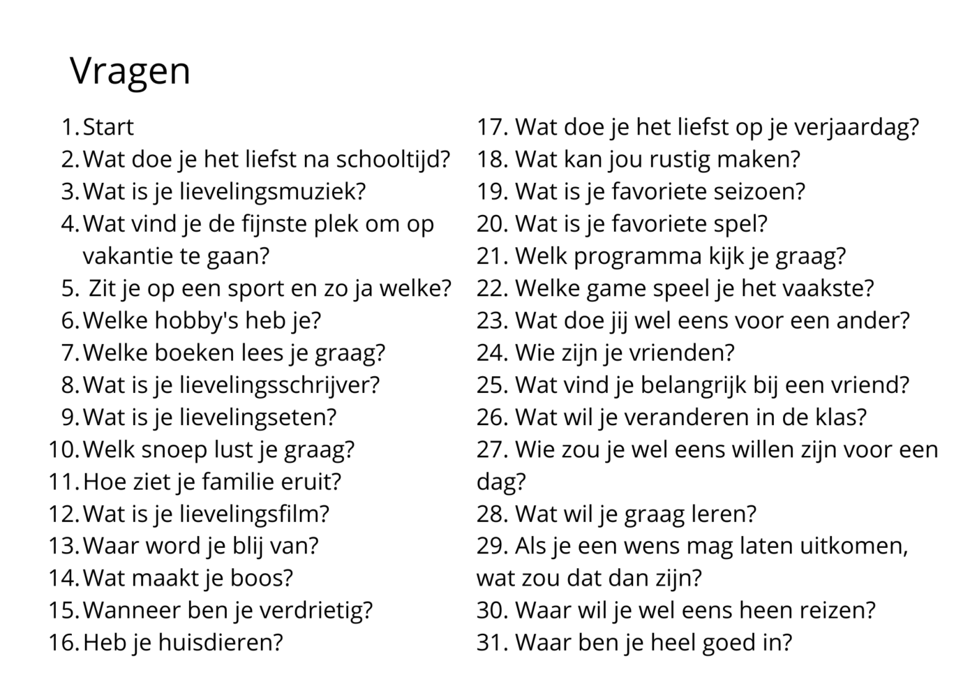 Algemene Kennis Vragen En Antwoorden
