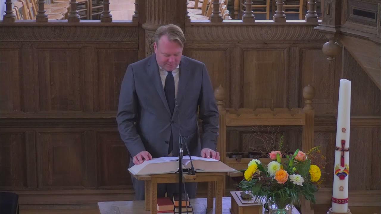 Kerkdienst 23 Oktober 2022 10.00 ds. J. van Holten uit Nunspeet - Ds Van Holten Nunspeet