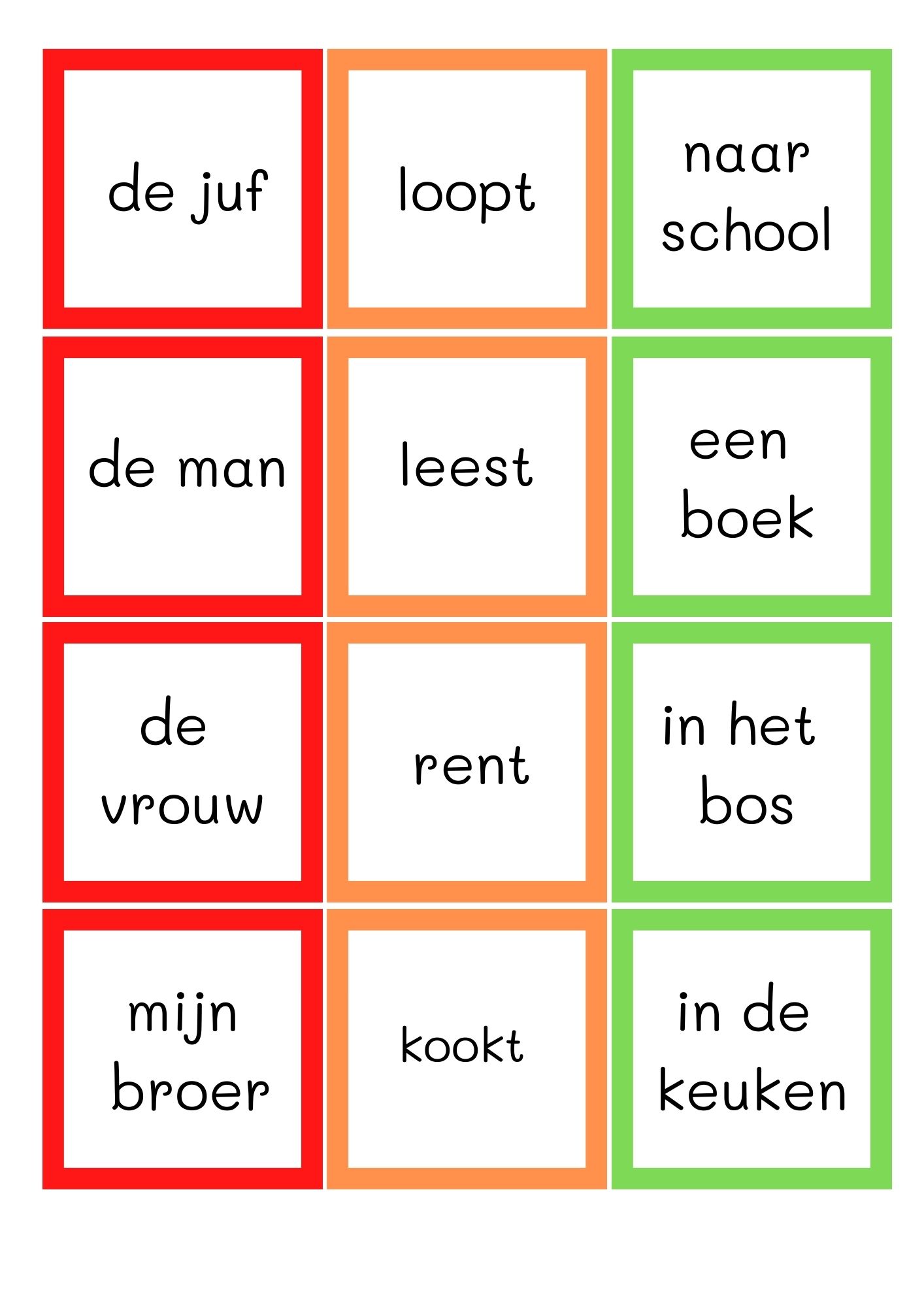 Kern 10 - Maak Een Woord Met Letters