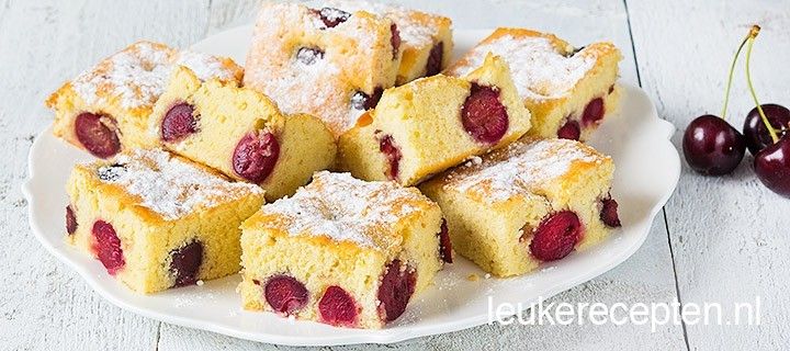 Kersen cake | Zomer gebak, Kersen recepten, Verse kersen recepten - Hoeveel Gram Is 1 Theelepel Bakpoeder