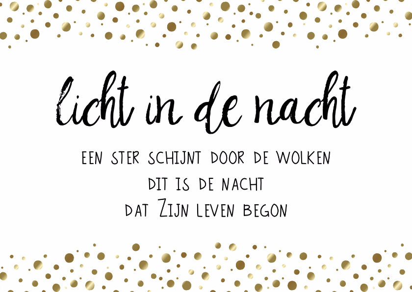 Kerstkaart Opwekking 527 Licht in de nacht | Kaartje2go - Licht In De Nacht Tekst