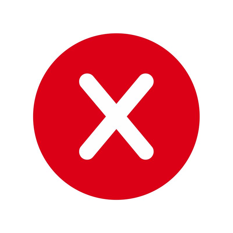 Keuringssticker - Afgekeurd - Rood met wit kruis - Kuyper Graveertechniek - Vlaggen Rood Met Wit Kruis