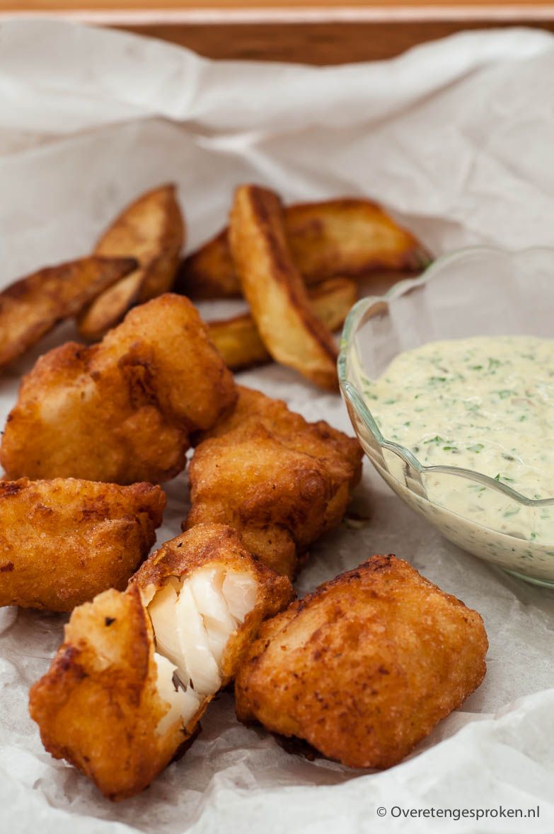 Kibbeling - Kabeljauw in een goudbruin en krokant gebakken jasje. De - Waar Is Een Kibbeling Van Gemaakt