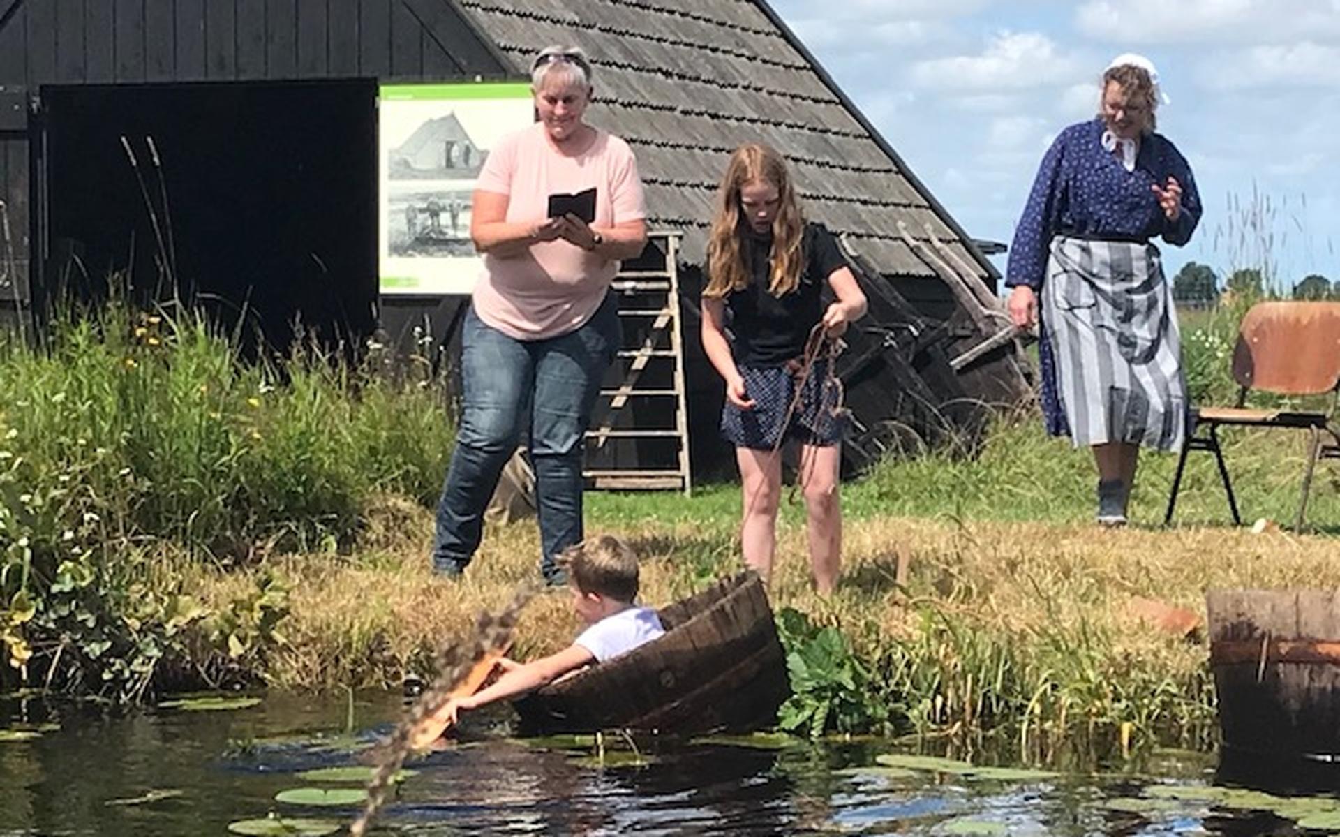 Kinderen kunnen spelen en ravotten tijdens Boartersdei in Damshûs Nij - Van Den Berg Nij Beets