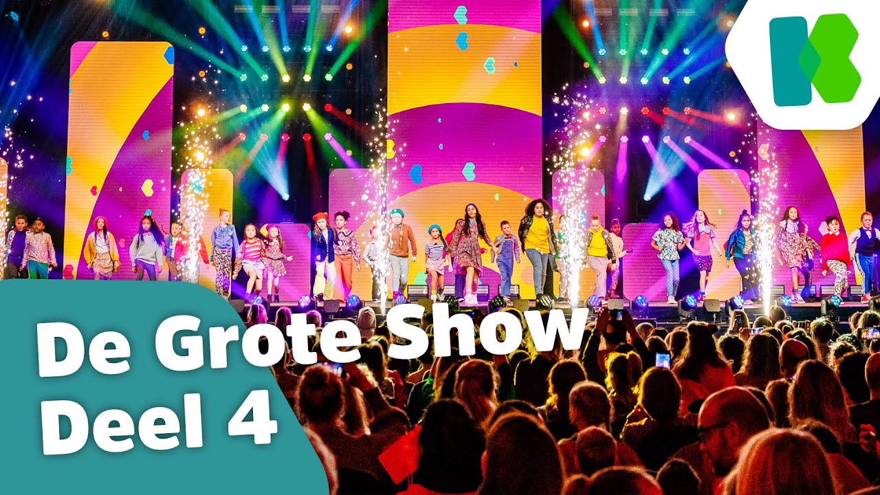 Kinderen voor Kinderen LIVE | De Grote Show Deel 4 - YouTube - Kinderen Voor Kinderen Koningsspelen 2022