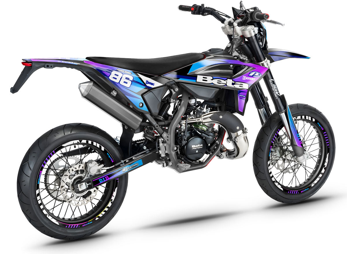 Kit déco 50cc Beta RR 2021-2022 Army Blast – armysctv - Beta Rr 50 Motard Track