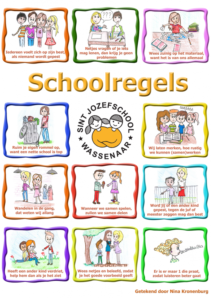 Klasregels | School, School posters, School citaten - Regels Voor In De Klas