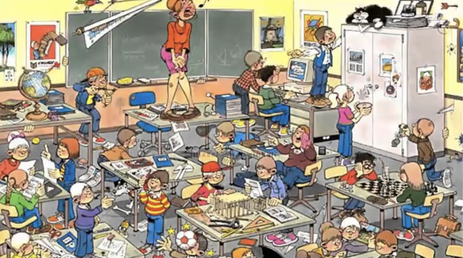 Middelbare School Met Kleine Klassen