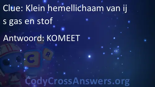 Klein Hemellichaam Van Ijs Gas En Stof