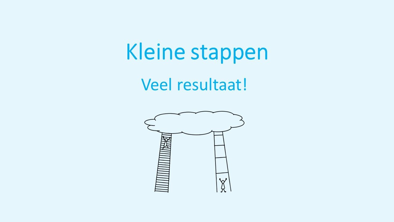 Kleine stappen, veel resultaat - YouTube - Hoe Verloopt De Formatie In Stappen