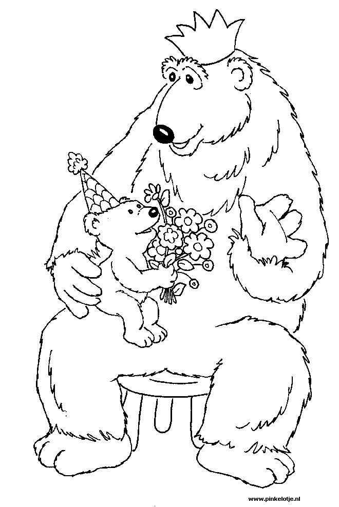 kleurplaat grote beer en kleine beer - Google zoeken Bear Coloring - Kleine Beer En Grote Beer Sterren