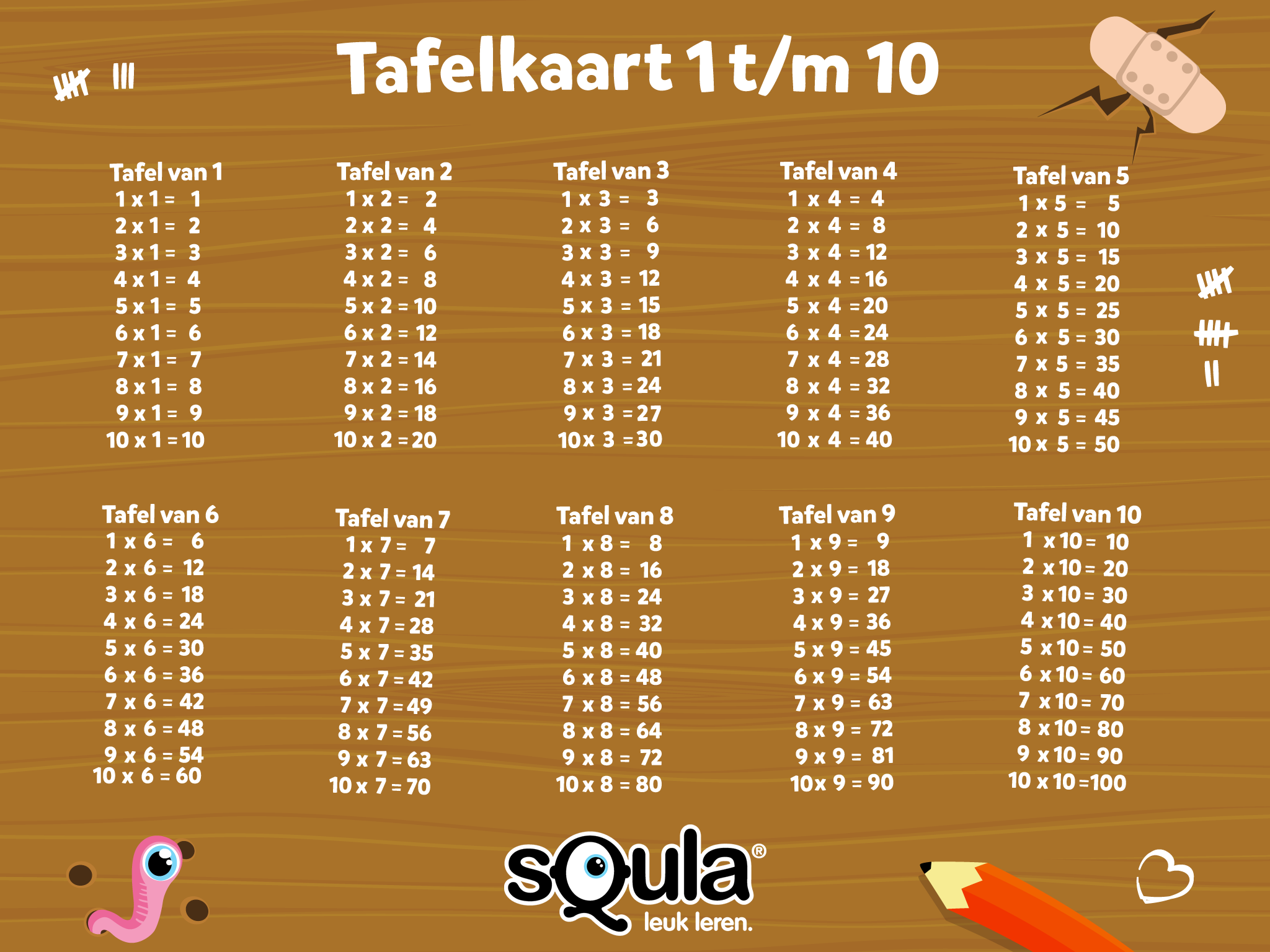 Kleurplaten voor Kinderen | Leuk en Leerzaam | Gratis Downloaden - Welke Tafels In Groep 4