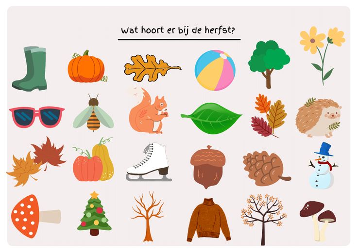Kleuters Wat hoort er bij de herfst? | Landscape design, Canvas, Poster - Wanneer Is De Herfst Vakantie