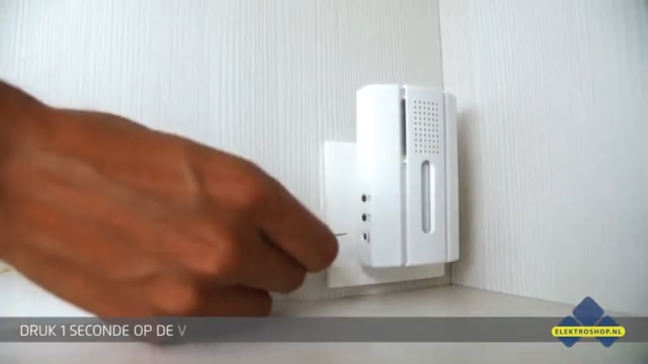 Klik Aan Klik Uit Draadloze Deurbel Instellen ACDB-7000AC - Elektroshop - Deurbel Klik Aan Klik Uit