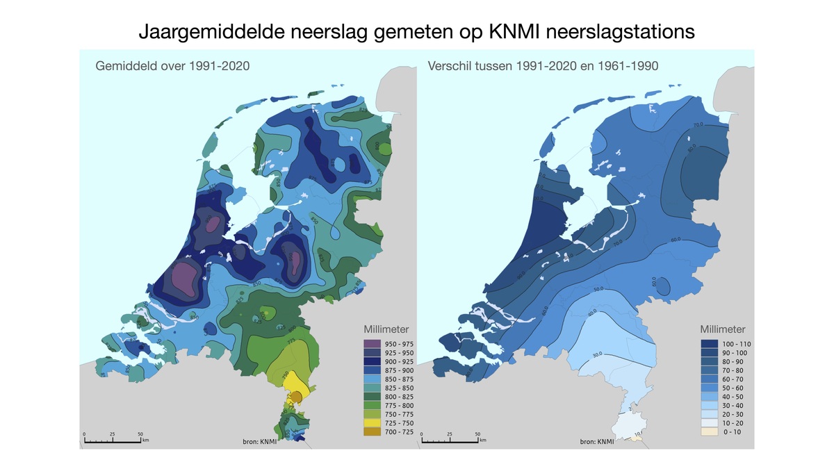 Waar Valt De Meeste Regen In Nederland