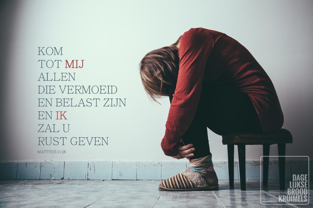 Kom tot Mij allen die vermoeid en belast zijn en Ik zal u rust geven - Komt Allen Die Vermoeid En Belast Zijn Tekst