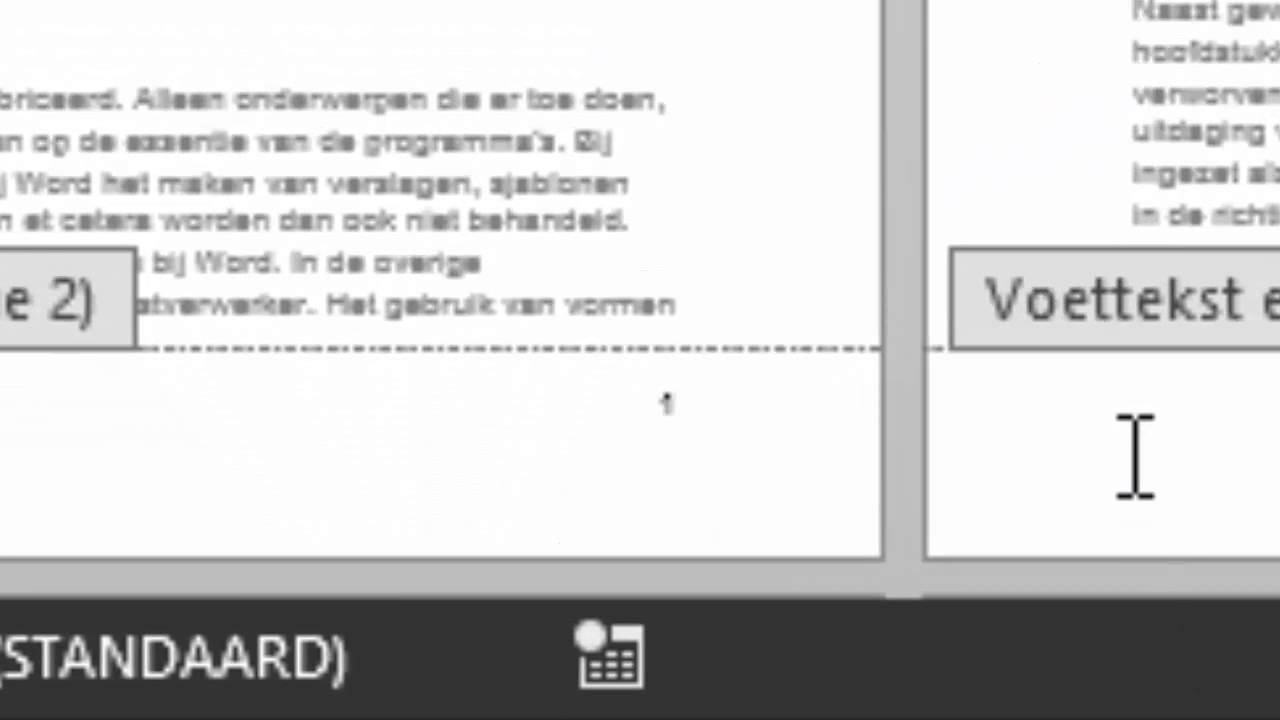 Kop en voettekst secties in Word - YouTube - Wat Is Kop En Wat Is Munt