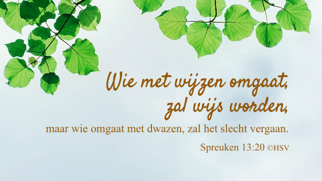 Bijbelspreuk Van De Dag