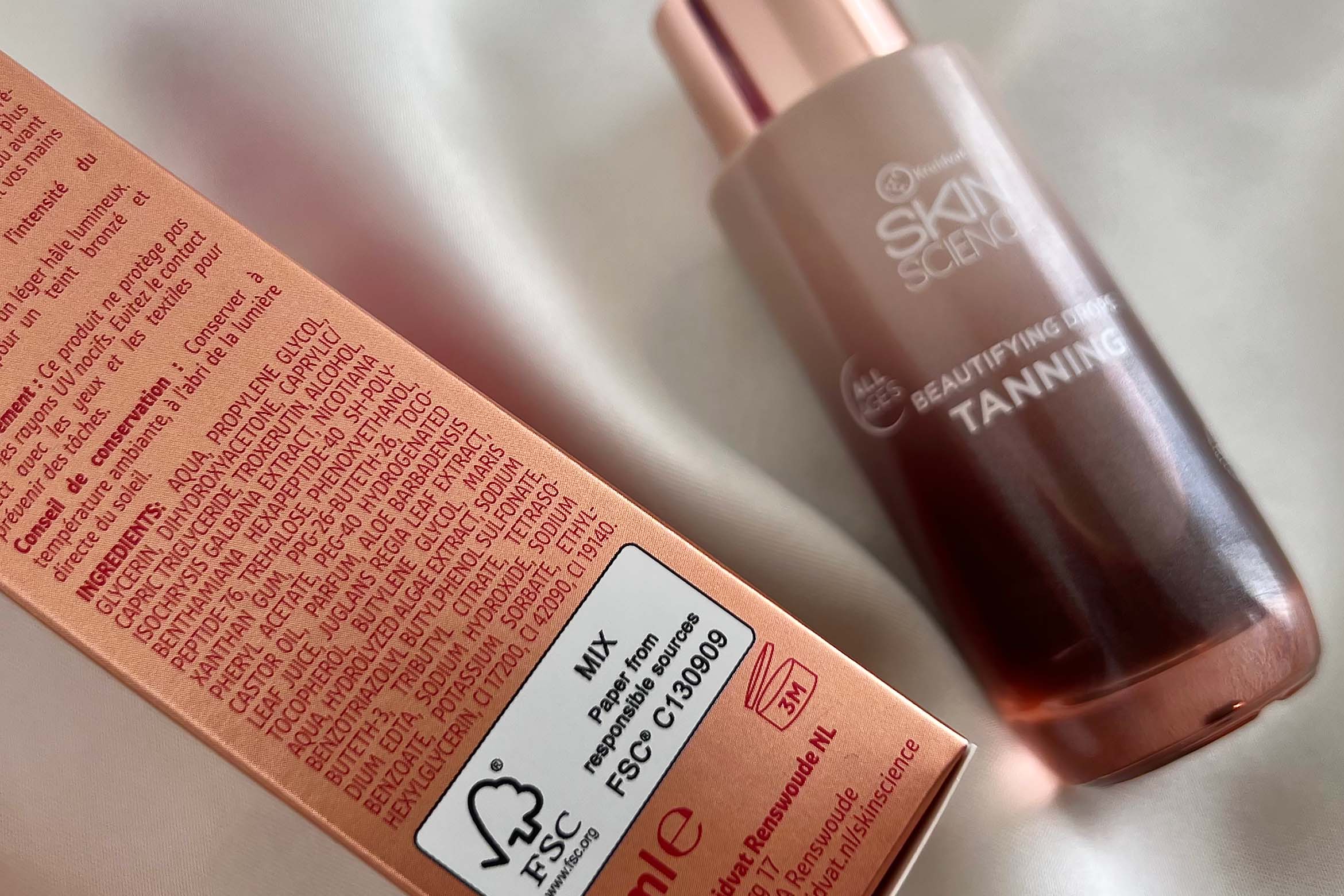 Kruidvat Skin Science Tanning Beautifying Drops review | Collistar dupe - Kruidvat Skin Science Tanning Beautifying Drops
