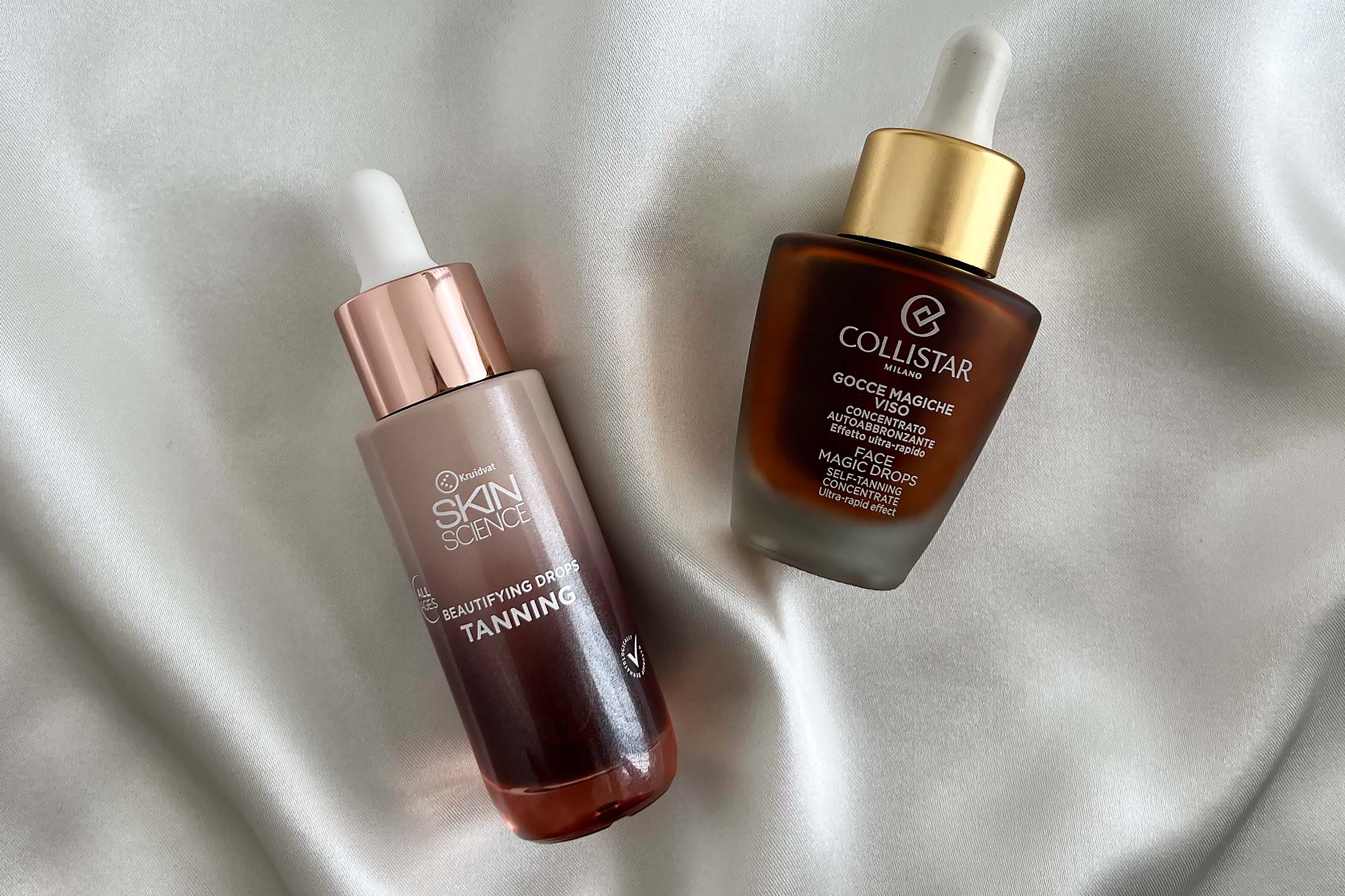 Kruidvat Skin Science Tanning Beautifying Drops review | Collistar dupe - Kruidvat Skin Science Tanning Beautifying Drops