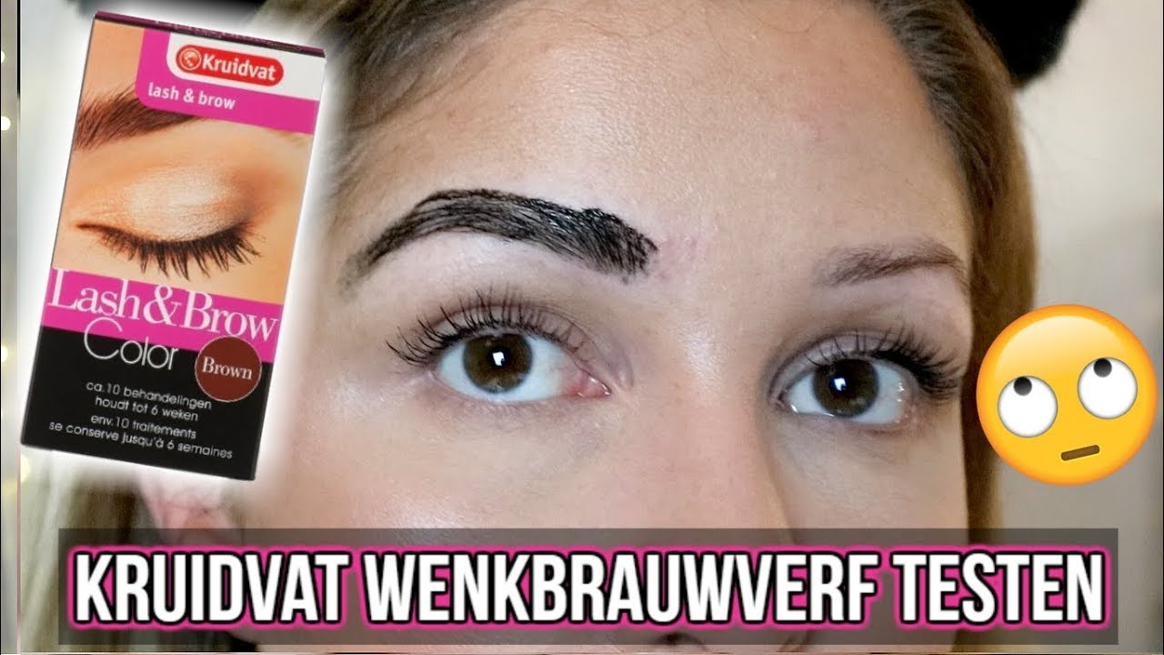 KRUIDVAT WENKBRAUWVERF UITPROBEREN - YouTube - Wat Is Aan Rondje Of Streepje