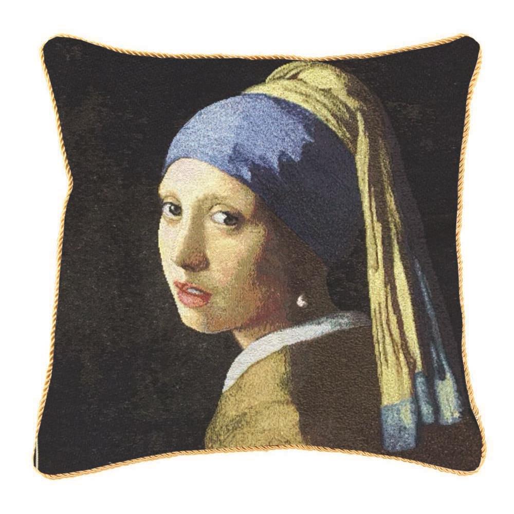 Kunst kussenhoes - Meisje met de Parel - Johannes Vermeer - Meisje Met De Parel Johannes Vermeer