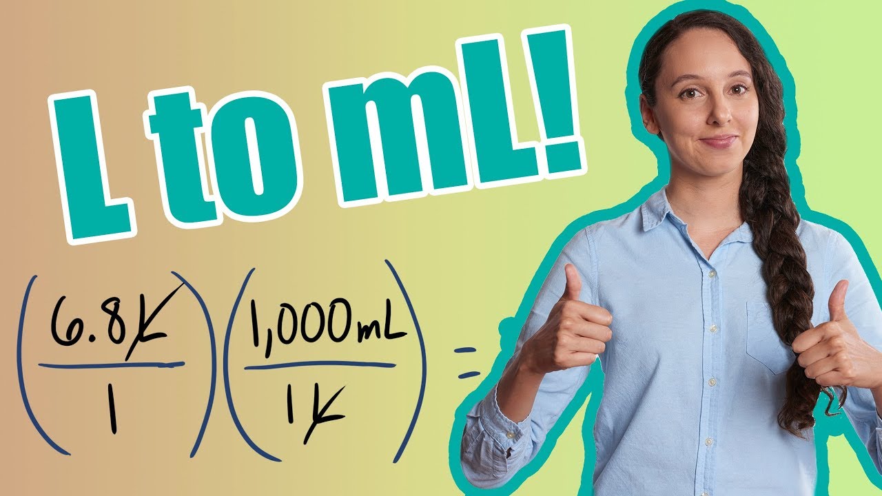 L to mL (How to Convert Liter to Milliliter) - YouTube - Hoeveel Ml Is Een L