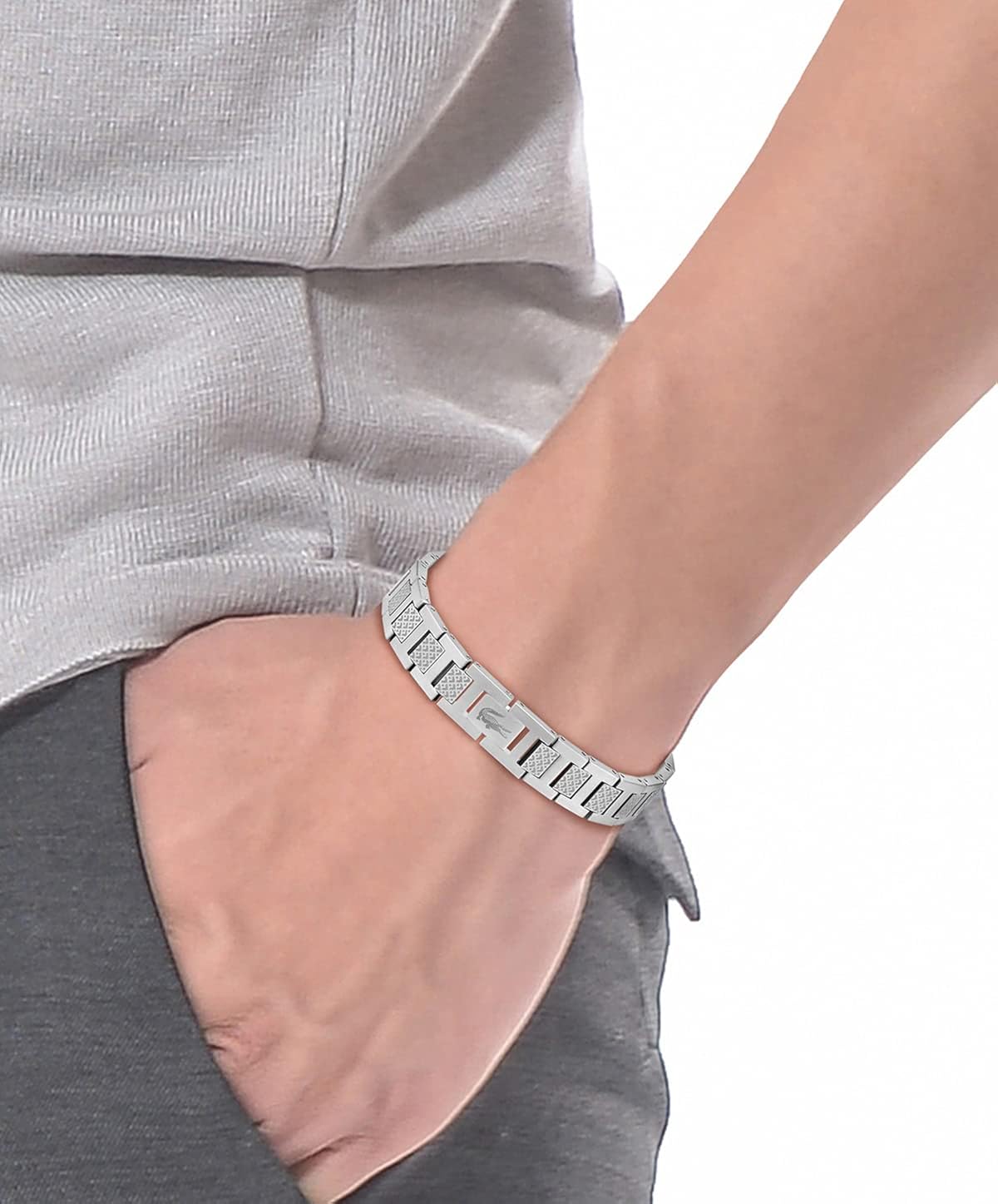 Lacoste Armband mit Knebelverschluss für Herren Kollektion METROPOLE - Armband Voor Mannen Met Naam