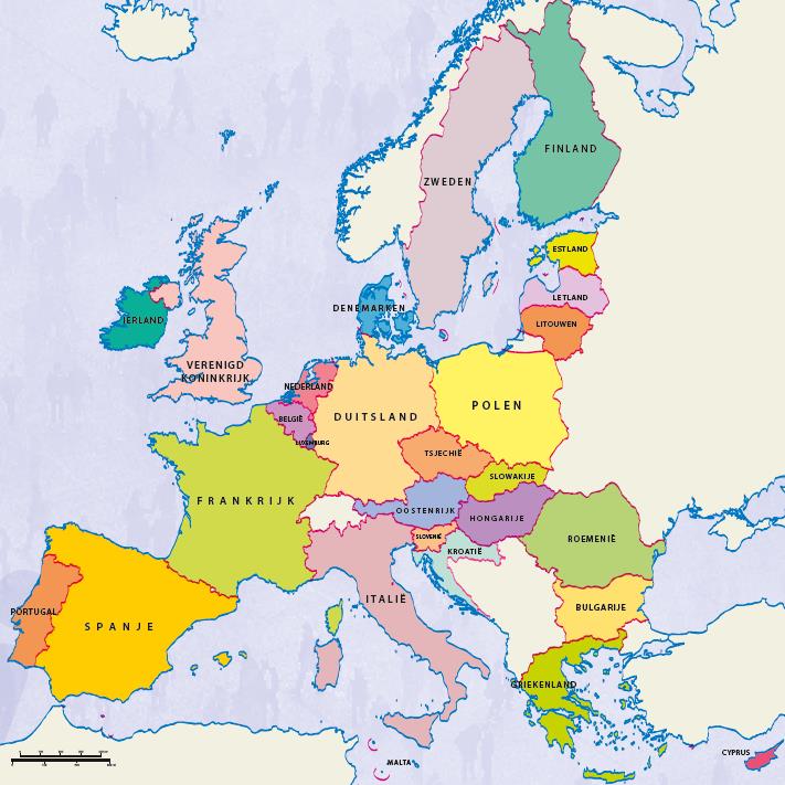 Landen van de EU - De Europese Unie - Hoeveel Inwoners Heeft De Europese Unie