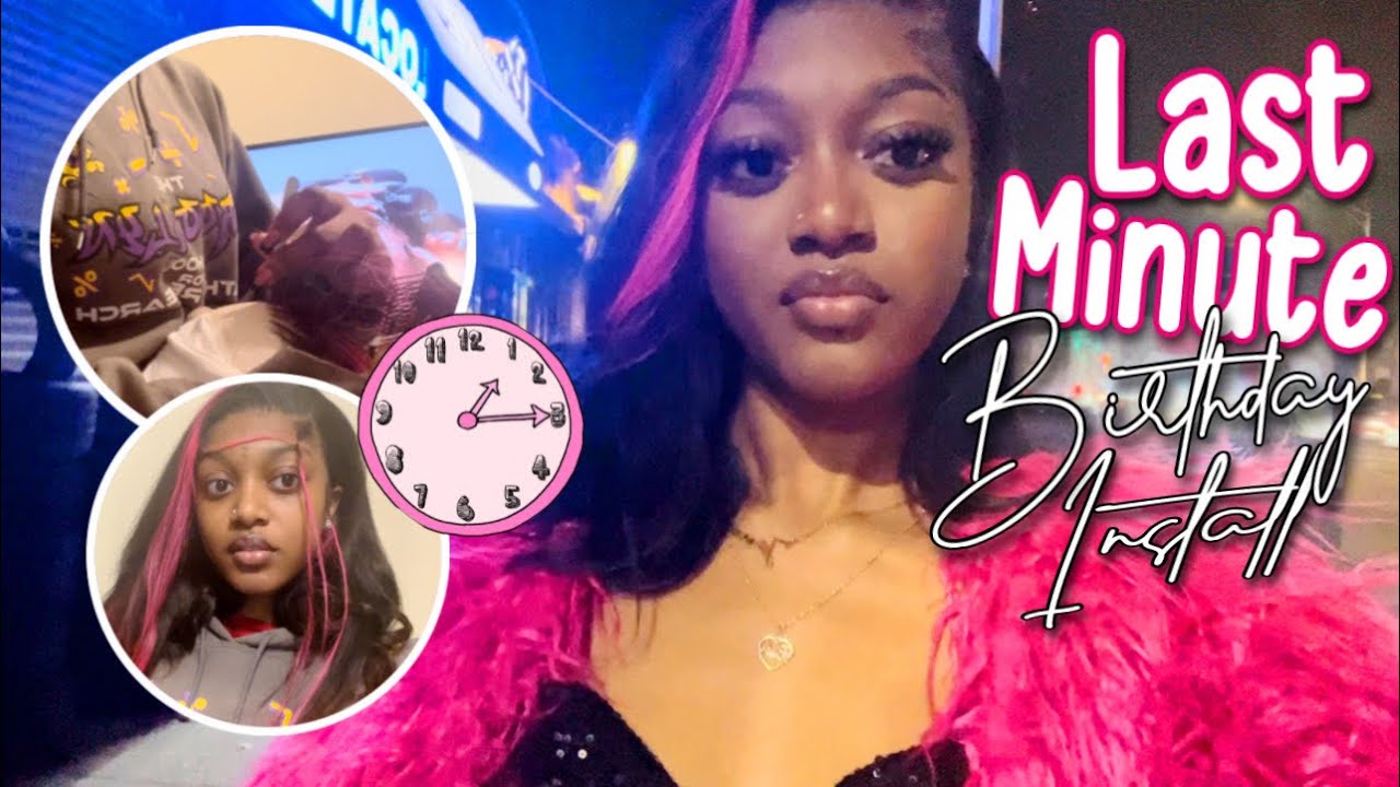 Last Minute B-Day Wig Install | Megalook Hair - YouTube - Last Minute B En B