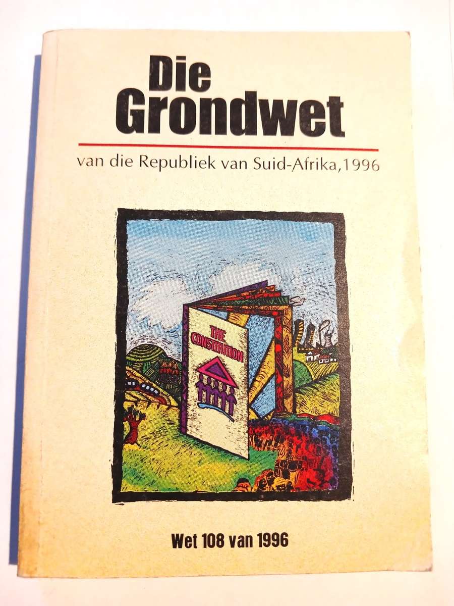 Law - Die Grondwet van die Republiek van Suid-Afrika 1996 for sale in - Artikel 1 Van De Grondwet