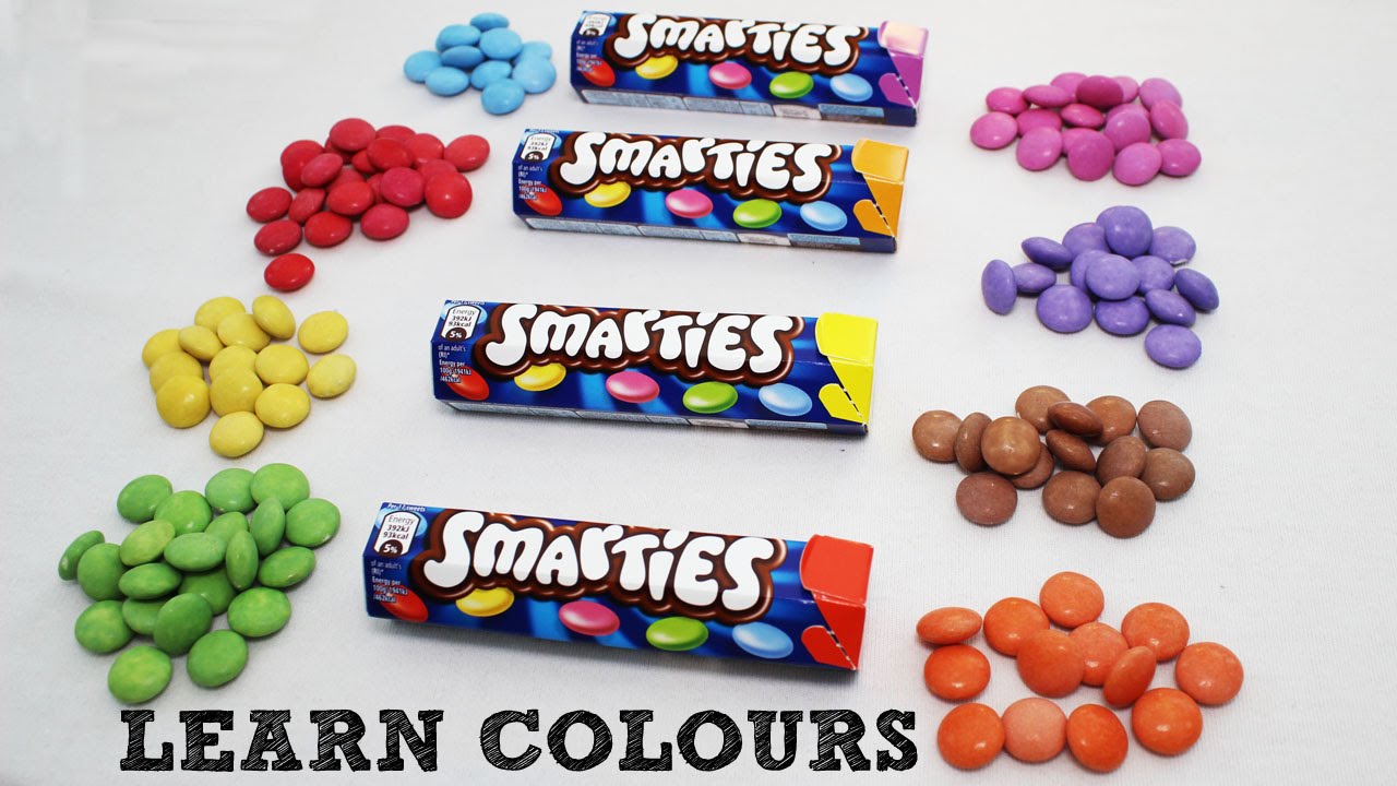 Learn Colours with Nestlé Smarties Unboxing - Learn at Home - My Little - Hoeveel Smarties Zitten Er In Een Doosje