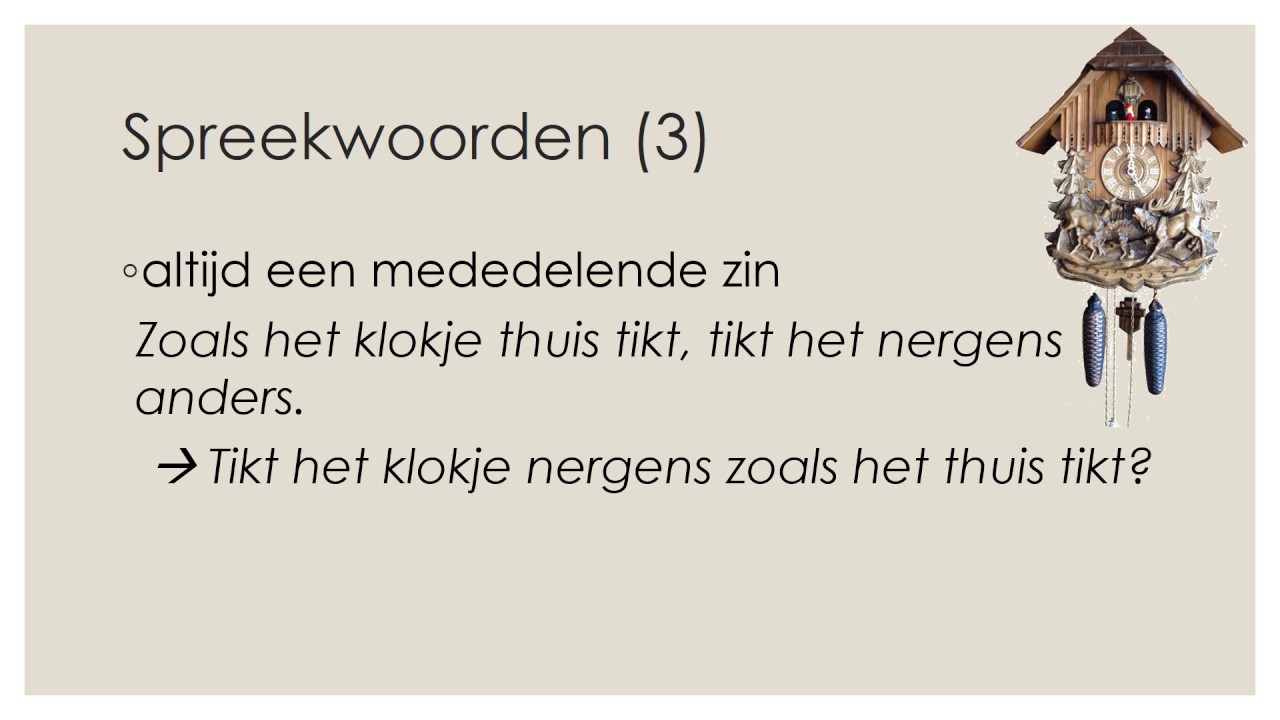 Uitdrukkingen En Spreekwoorden Van A Tot Z