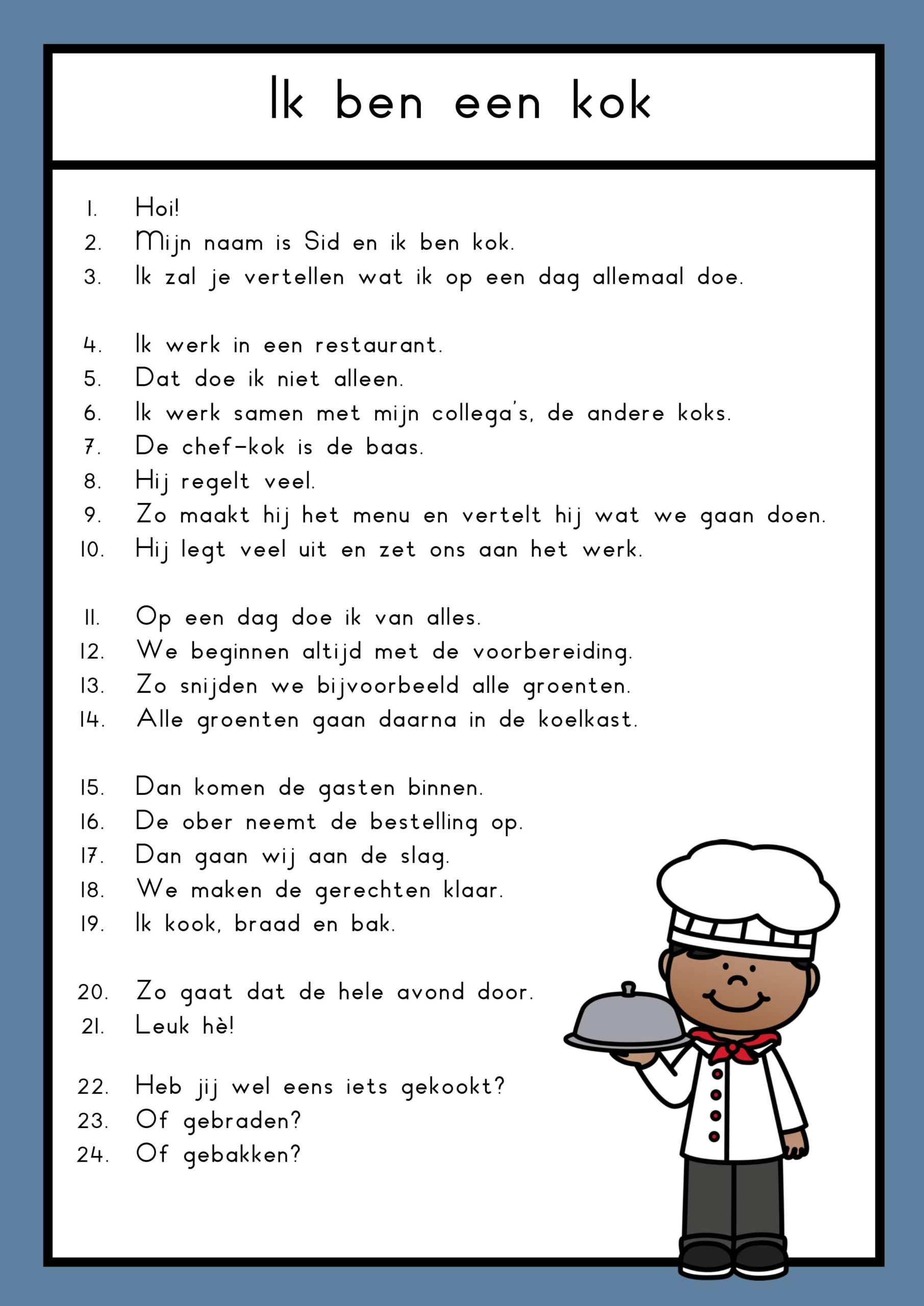 leesteksten smakelijk eten groep 4 - Klas van juf Linda - Tekst Begrijpend Lezen Groep 4