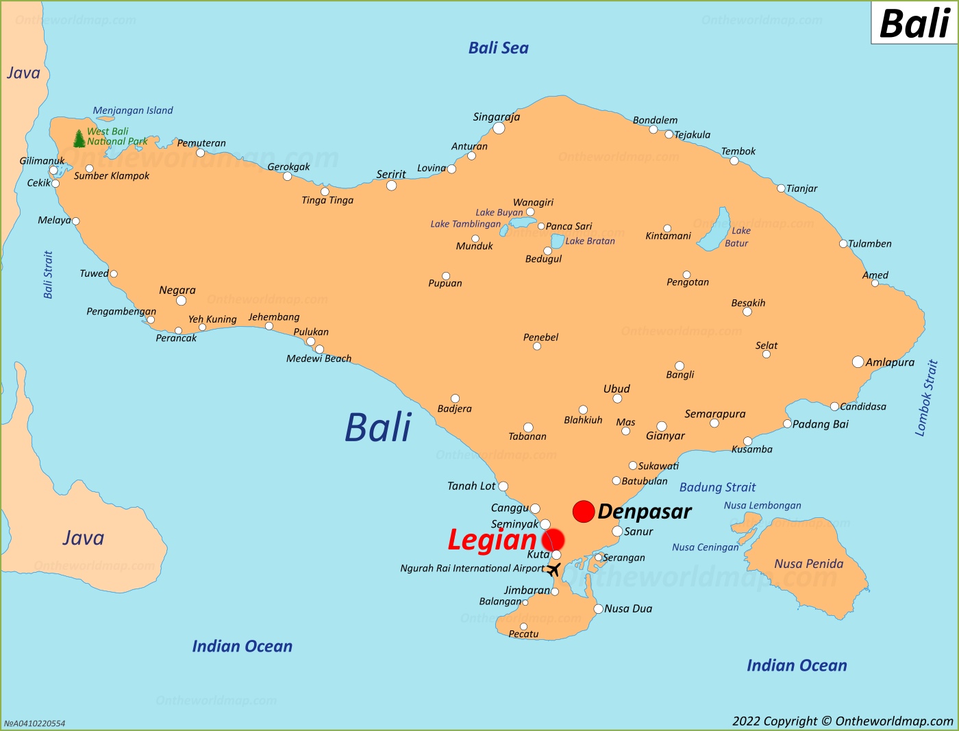 Legian Map | Bali, Indonesia | Discover Legian with Detailed Maps - Waar Ligt Bali Op De Wereldkaart