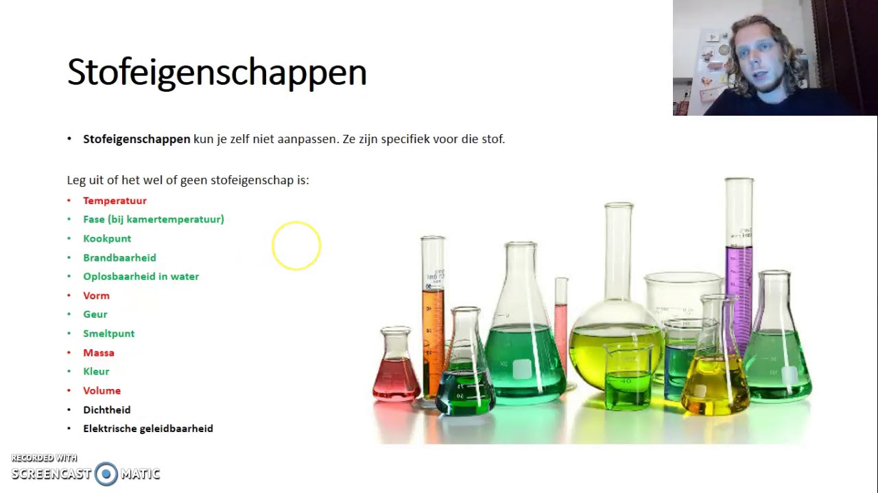 Les 1: Chemische stoffen - YouTube - Stof Die Men Kan Winnen