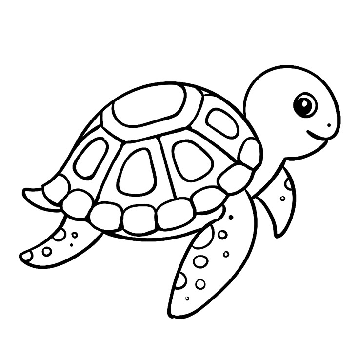 Leuk voor kids → baby schildpad | Dieren kleurplaten, Schildpad - Hoe Lang Kan Een Schildpad Onder Water