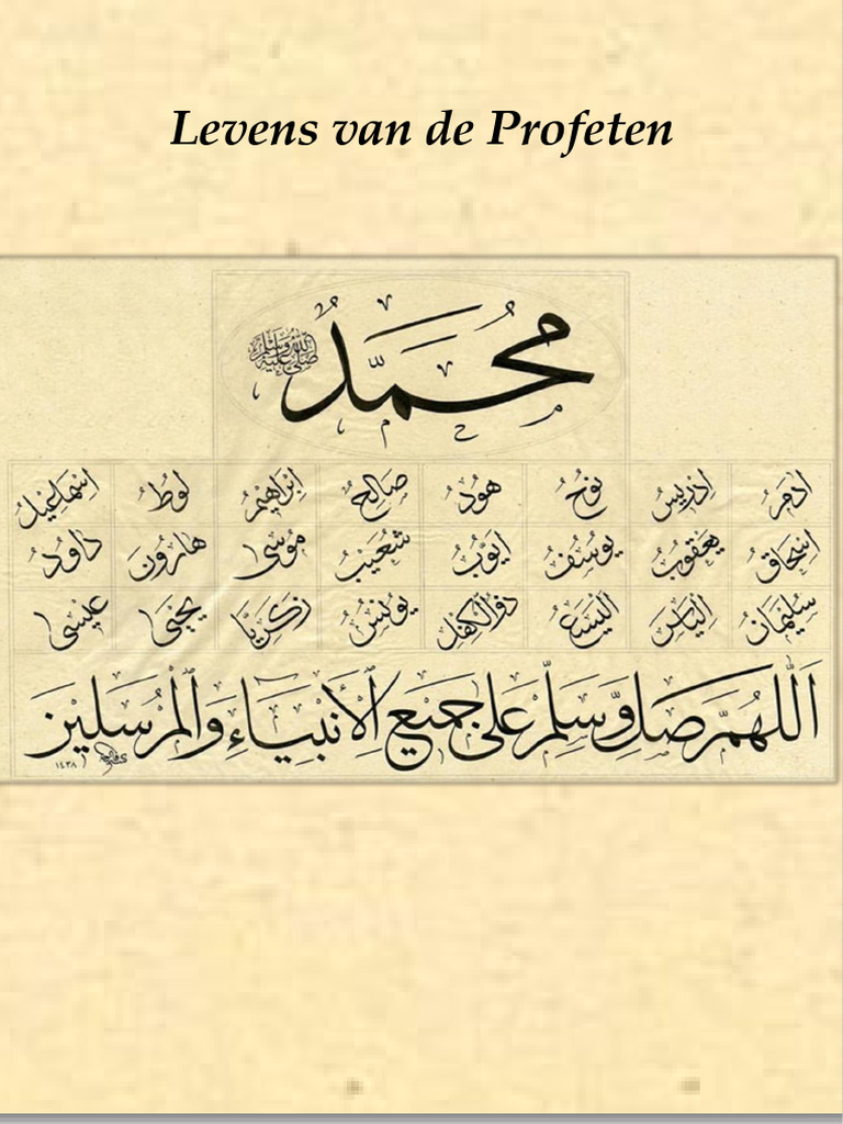 Levens Van de Profeten | PDF - Verhalen Van De Profeten Pdf