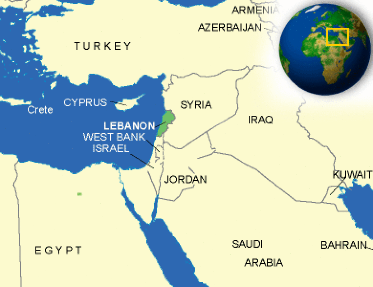 Libanon Karte Geschichte - Waar Ligt Libanon Op De Wereldkaart