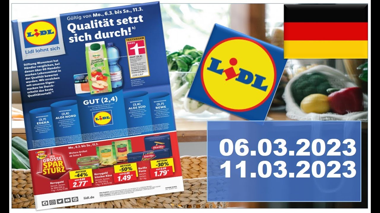 Lidl Duitsland Folder 06/02/2023-11/03/2023 - YouTube - Waar Boodschappen Doen In Duitsland