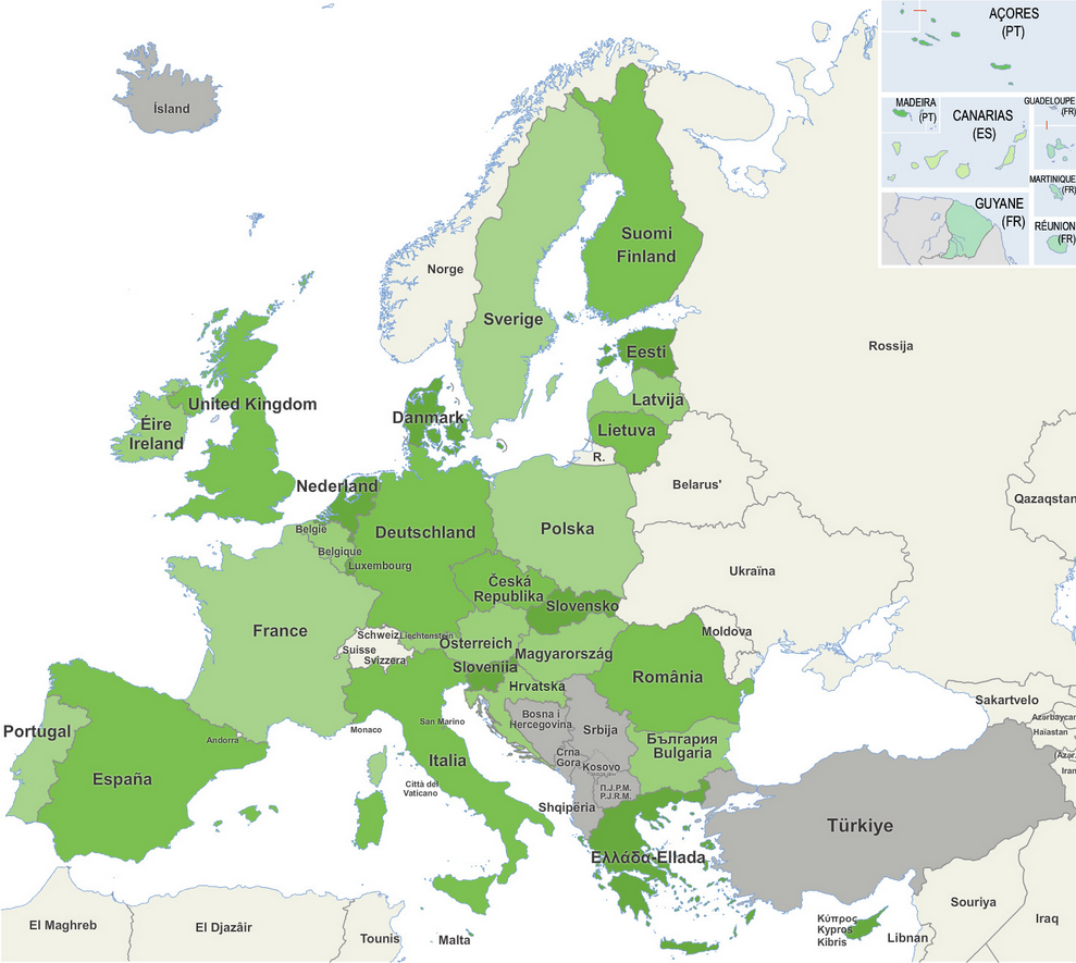 Lidstaten Europese Unie - Hoort Turkije Bij De Europese Unie