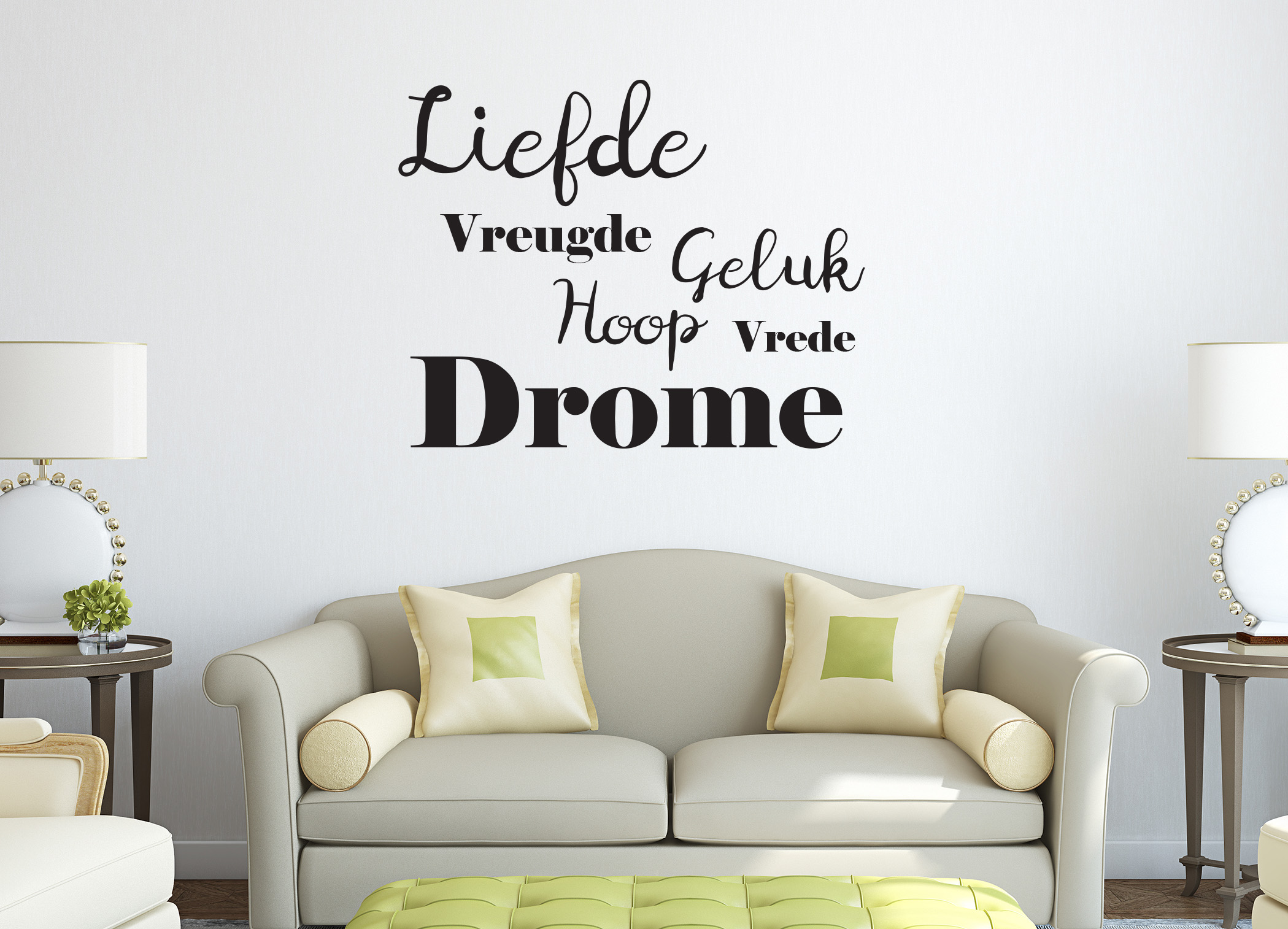 Liefde Vreugde Geluk Hoop Vrede Drome – Artistick - Geluk Hoop En Liefde