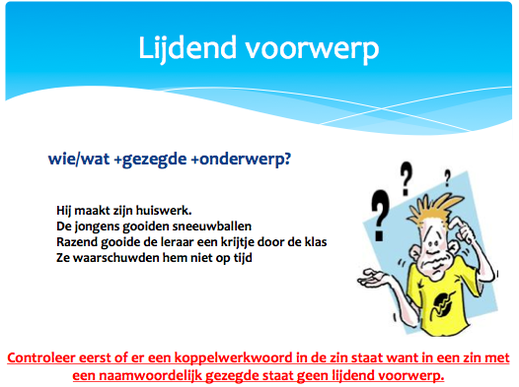 Lijdend voorwerp - Nederlands voor in de onderbouw - Welke Vraag Stel Je Om Het Lijdend Voorwerp Te Vinden