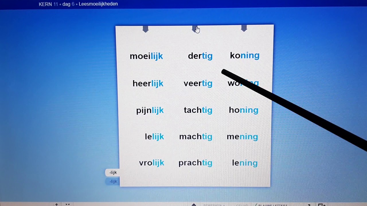 -lijk, -ig en -ing woorden - YouTube - Woorden Eindigen Met Een Y