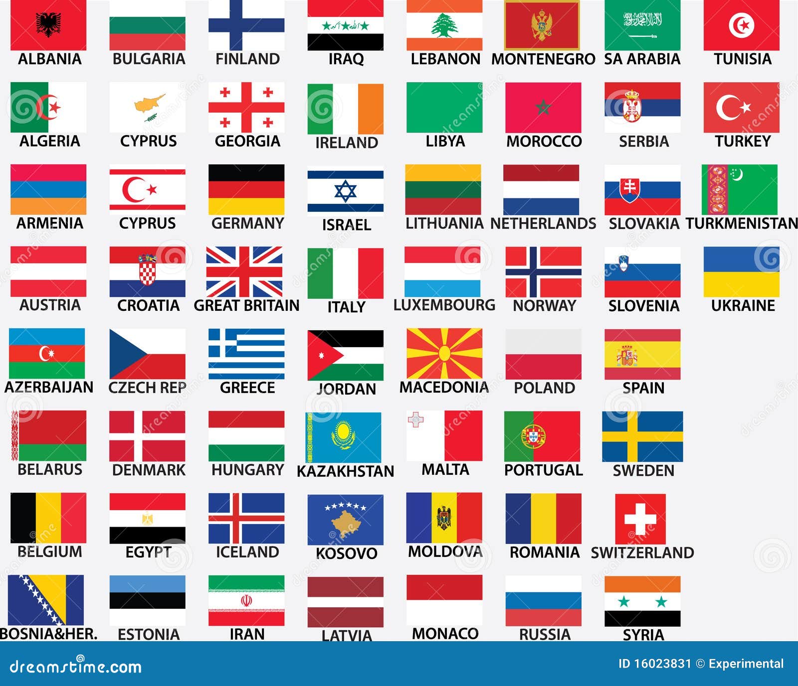 List 97+ Pictures List Of Countries A To Z With Flags Completed - Lijst Met Landen Van Europa