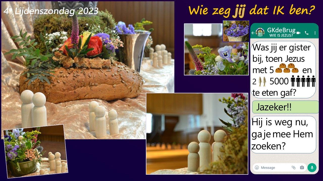 Liturgisch bloemwerk 4e Lijdenszondag 2023 | Gereformeerde kerk De Brug - De Brug Kerkdiensten