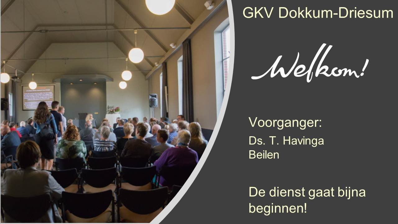 Live kerkdienst zondagmorgen 06-08-2023 - NGK Dokkum - Driesum - YouTube - De Herberg Dokkum Kerkdienst Mee Luisteren